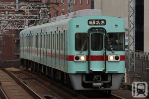 在天神大牟田线等线路上运行的西铁6000系列车 (なお0808/PhotoAC)