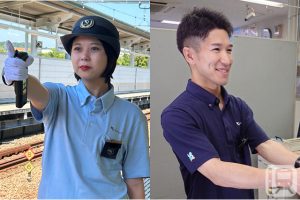 小田急电铁员工身着新款 Polo 衫作为夏季制服（小田急电铁提供）
